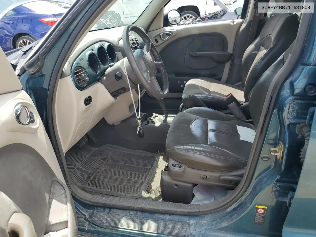 2001 Chrysler Pt Cruiser VIN: 3C8FY4BB71T631808 Lot: 62169635