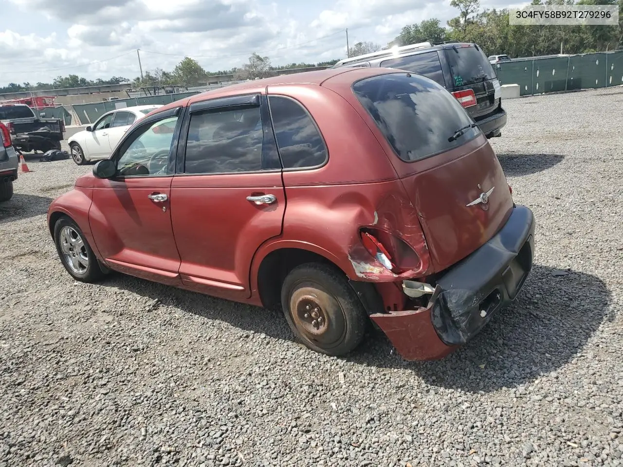 2002 Chrysler Pt Cruiser Touring VIN: 3C4FY58B92T279296 Lot: 55551825