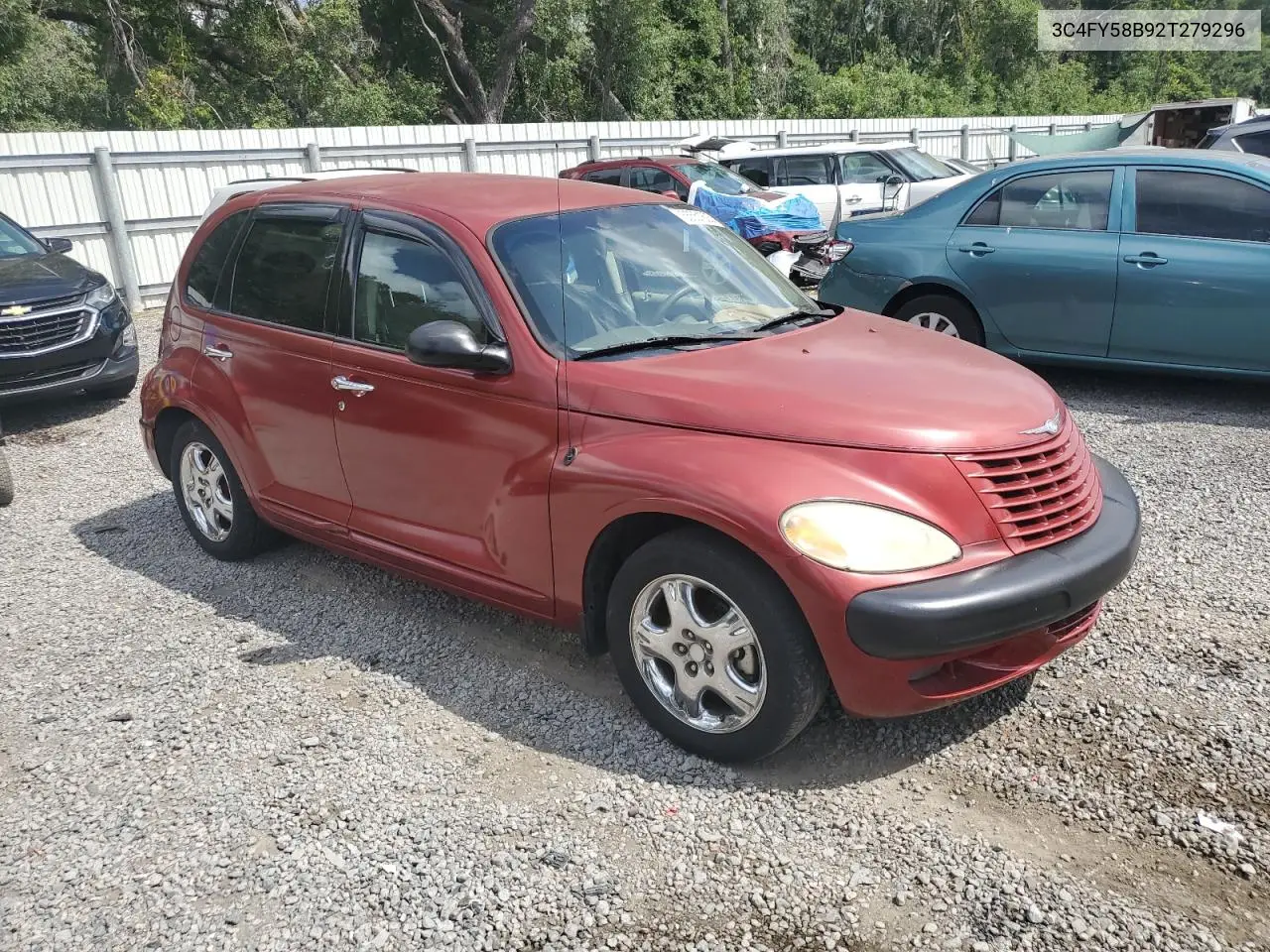 2002 Chrysler Pt Cruiser Touring VIN: 3C4FY58B92T279296 Lot: 55551825