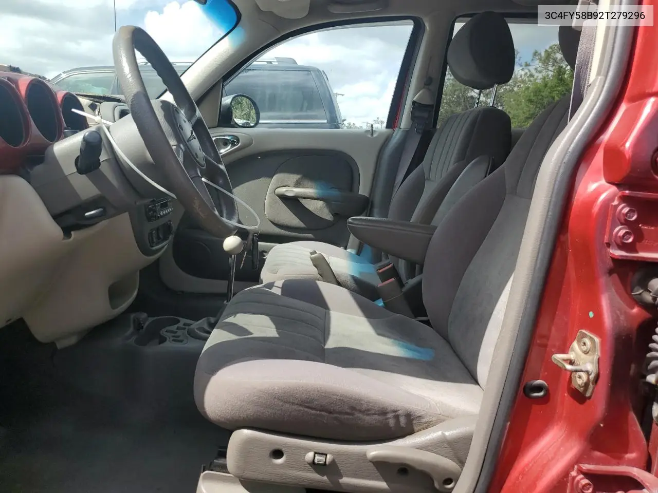 2002 Chrysler Pt Cruiser Touring VIN: 3C4FY58B92T279296 Lot: 55551825