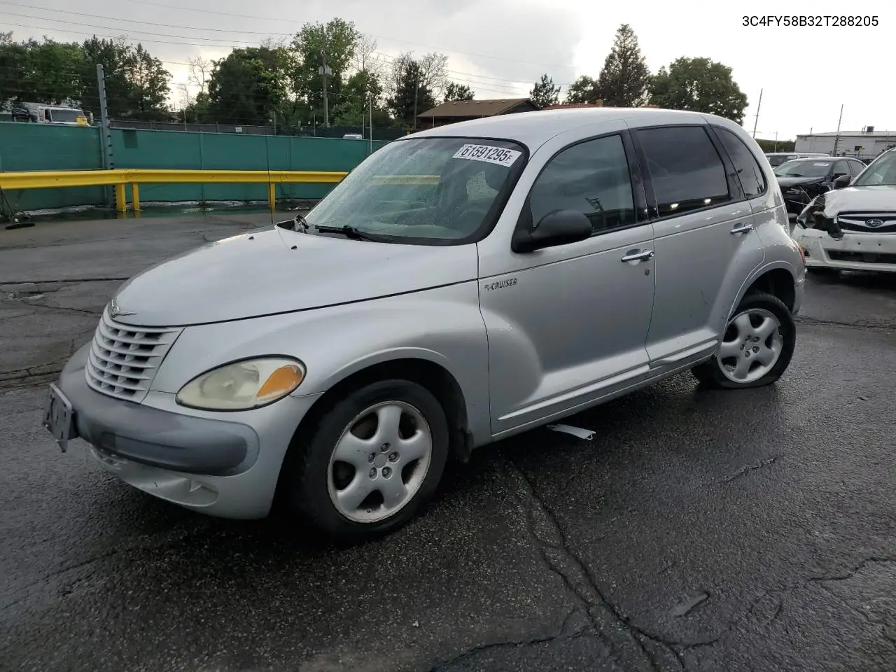 2002 Chrysler Pt Cruiser Touring VIN: 3C4FY58B32T288205 Lot: 61591295