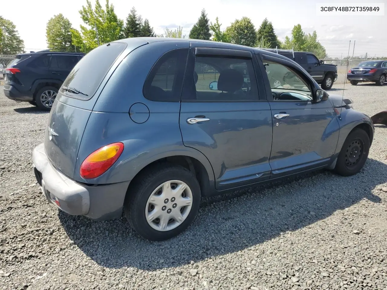 2002 Chrysler Pt Cruiser Classic VIN: 3C8FY48B72T359849 Lot: 61940215