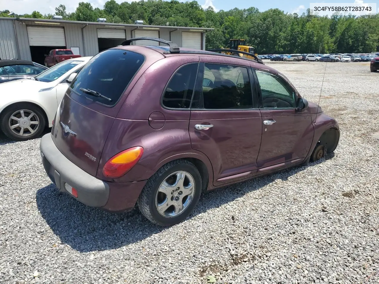 2002 Chrysler Pt Cruiser Touring VIN: 3C4FY58B62T283743 Lot: 62114905