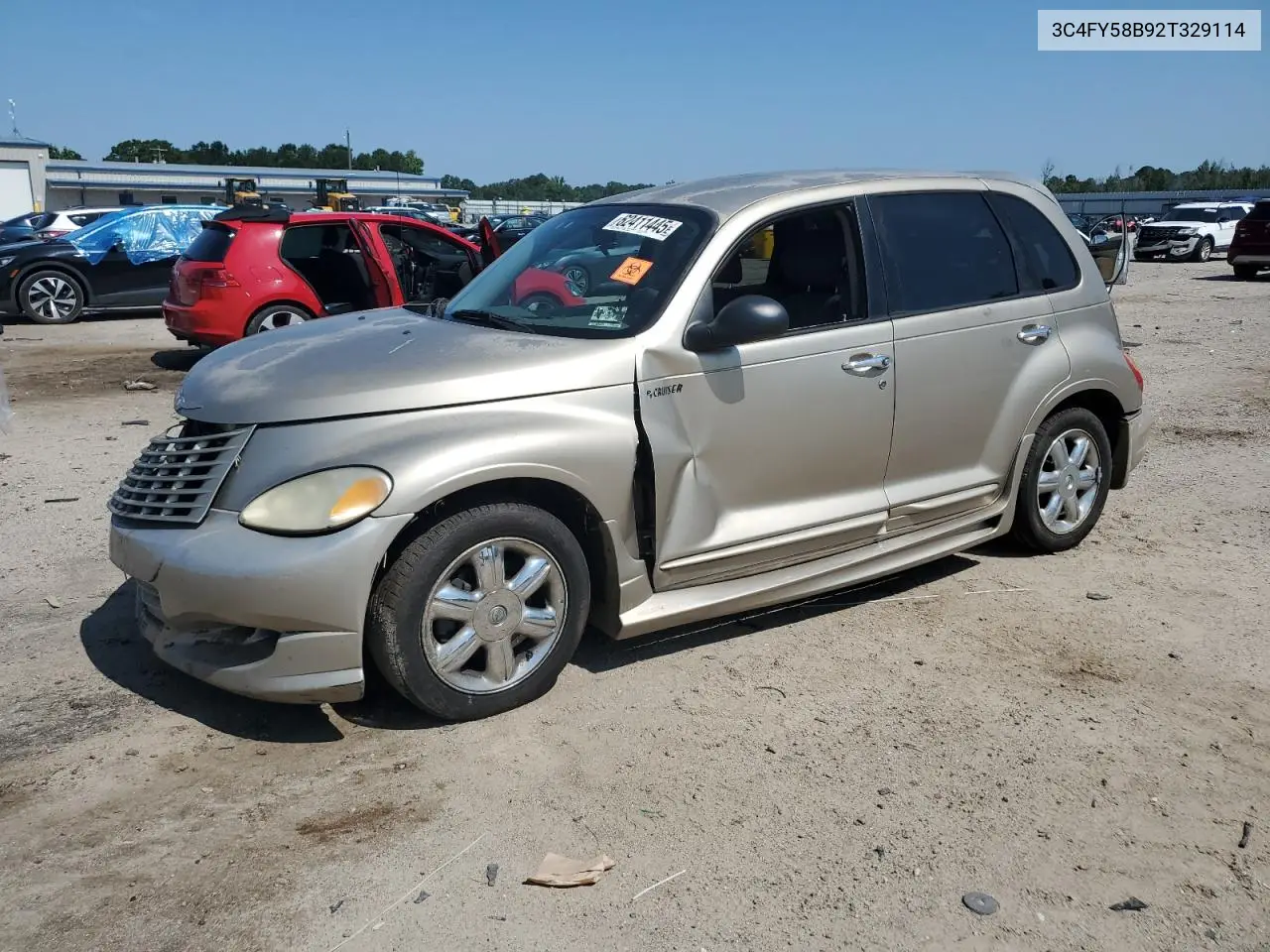 2002 Chrysler Pt Cruiser Touring VIN: 3C4FY58B92T329114 Lot: 62411445