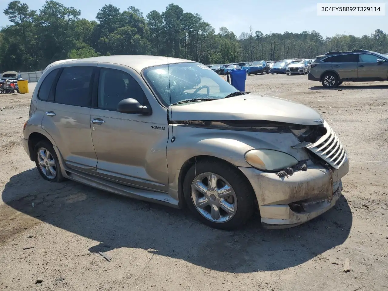 2002 Chrysler Pt Cruiser Touring VIN: 3C4FY58B92T329114 Lot: 62411445