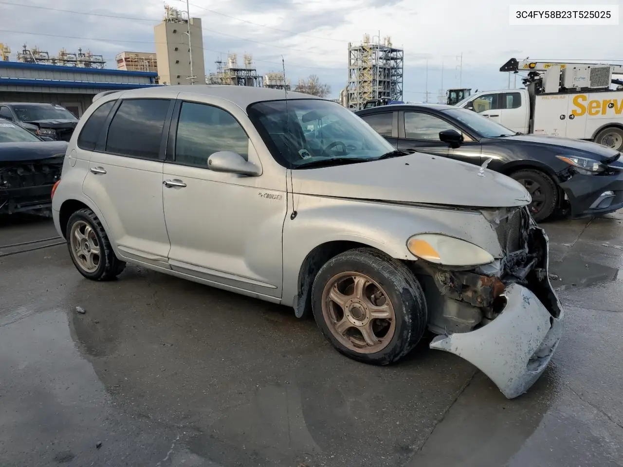 2003 Chrysler Pt Cruiser Touring VIN: 3C4FY58B23T525025 Lot: 43328135
