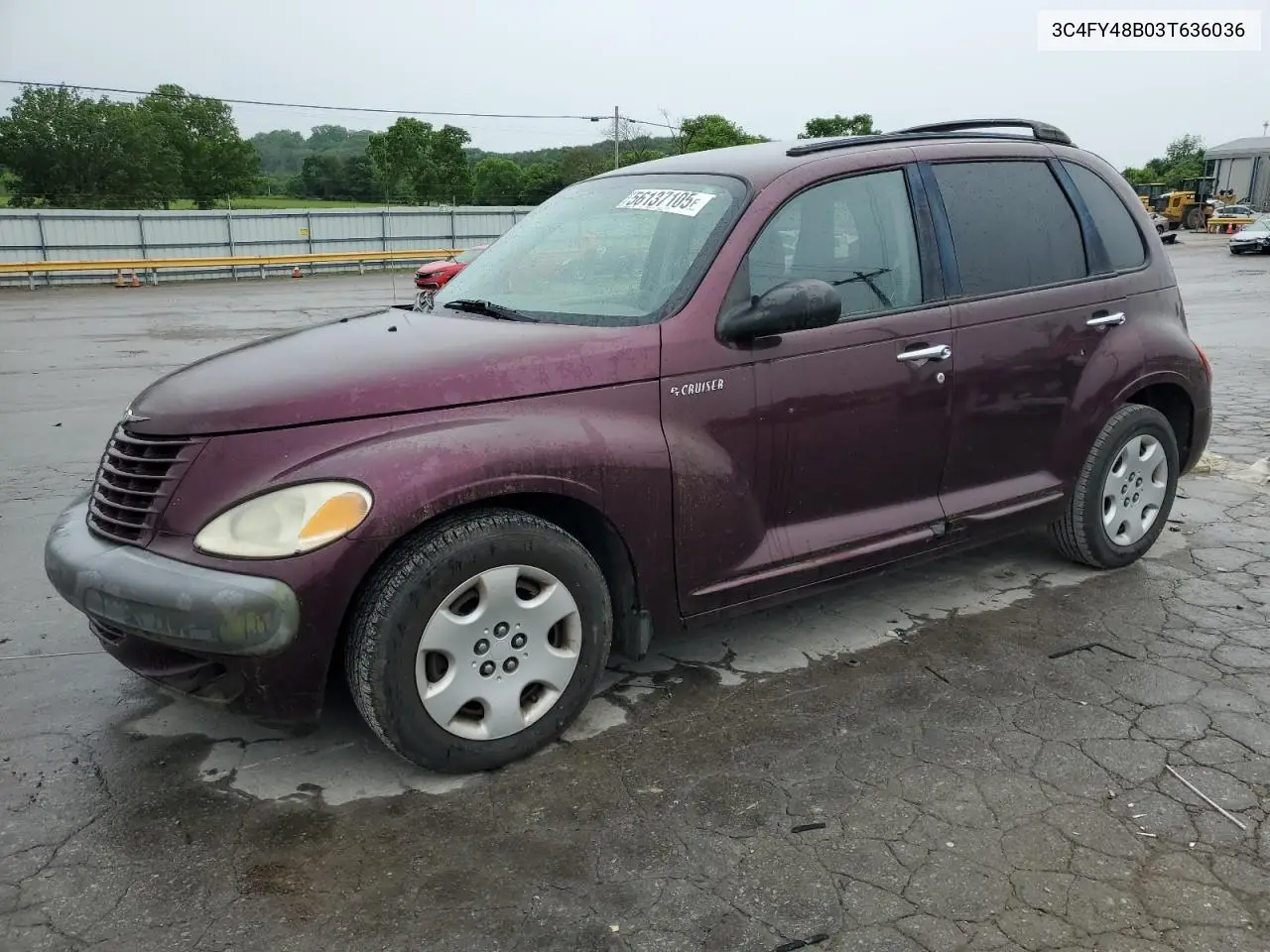 2003 Chrysler Pt Cruiser Classic VIN: 3C4FY48B03T636036 Lot: 56137105
