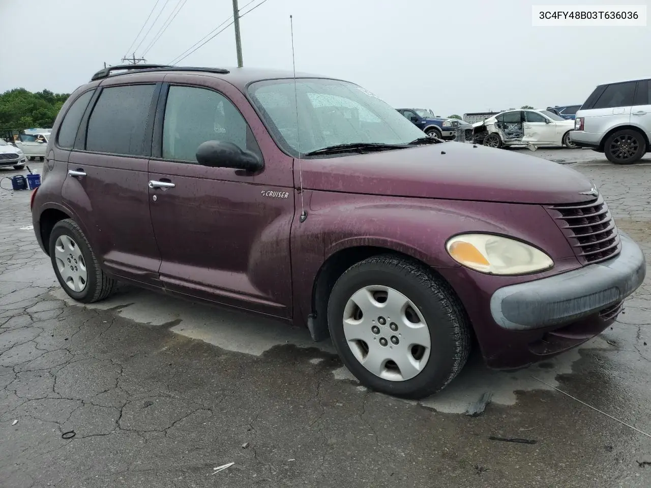 2003 Chrysler Pt Cruiser Classic VIN: 3C4FY48B03T636036 Lot: 56137105
