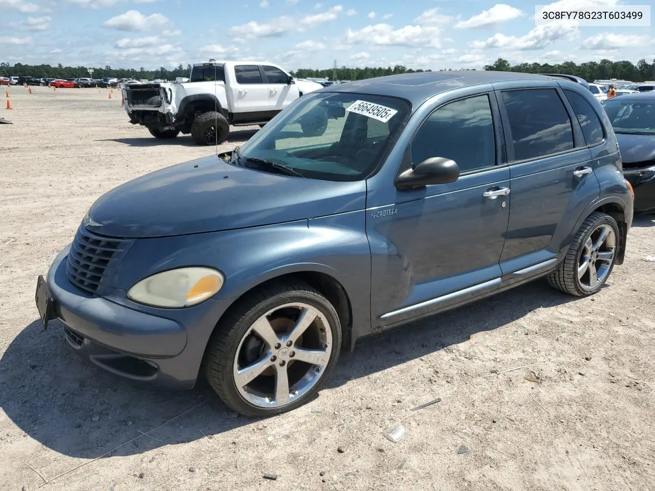 2003 Chrysler Pt Cruiser Gt VIN: 3C8FY78G23T603499 Lot: 56649505