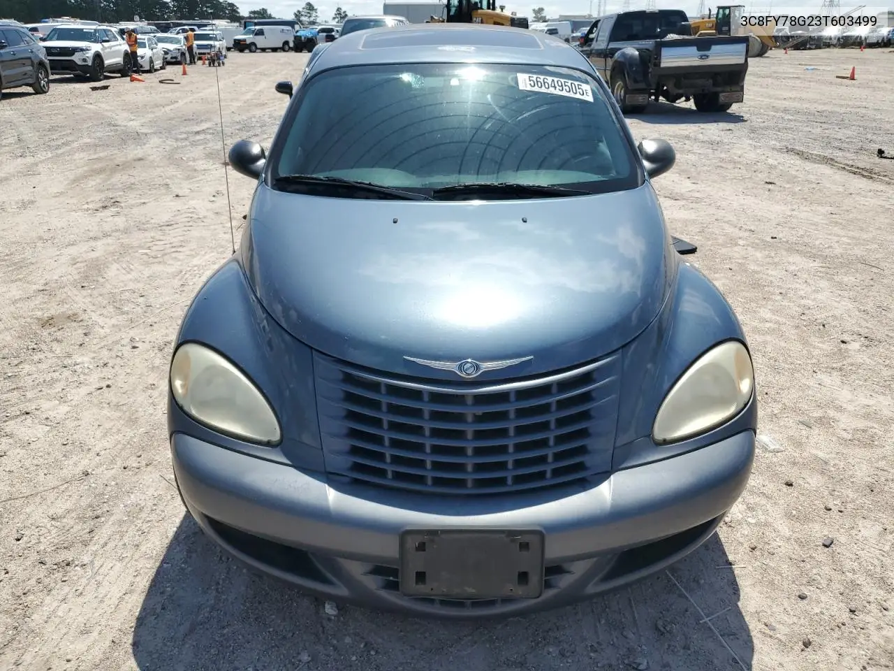 2003 Chrysler Pt Cruiser Gt VIN: 3C8FY78G23T603499 Lot: 56649505
