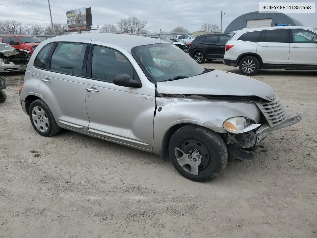 2004 Chrysler Pt Cruiser VIN: 3C4FY48B14T351668 Lot: 44649005