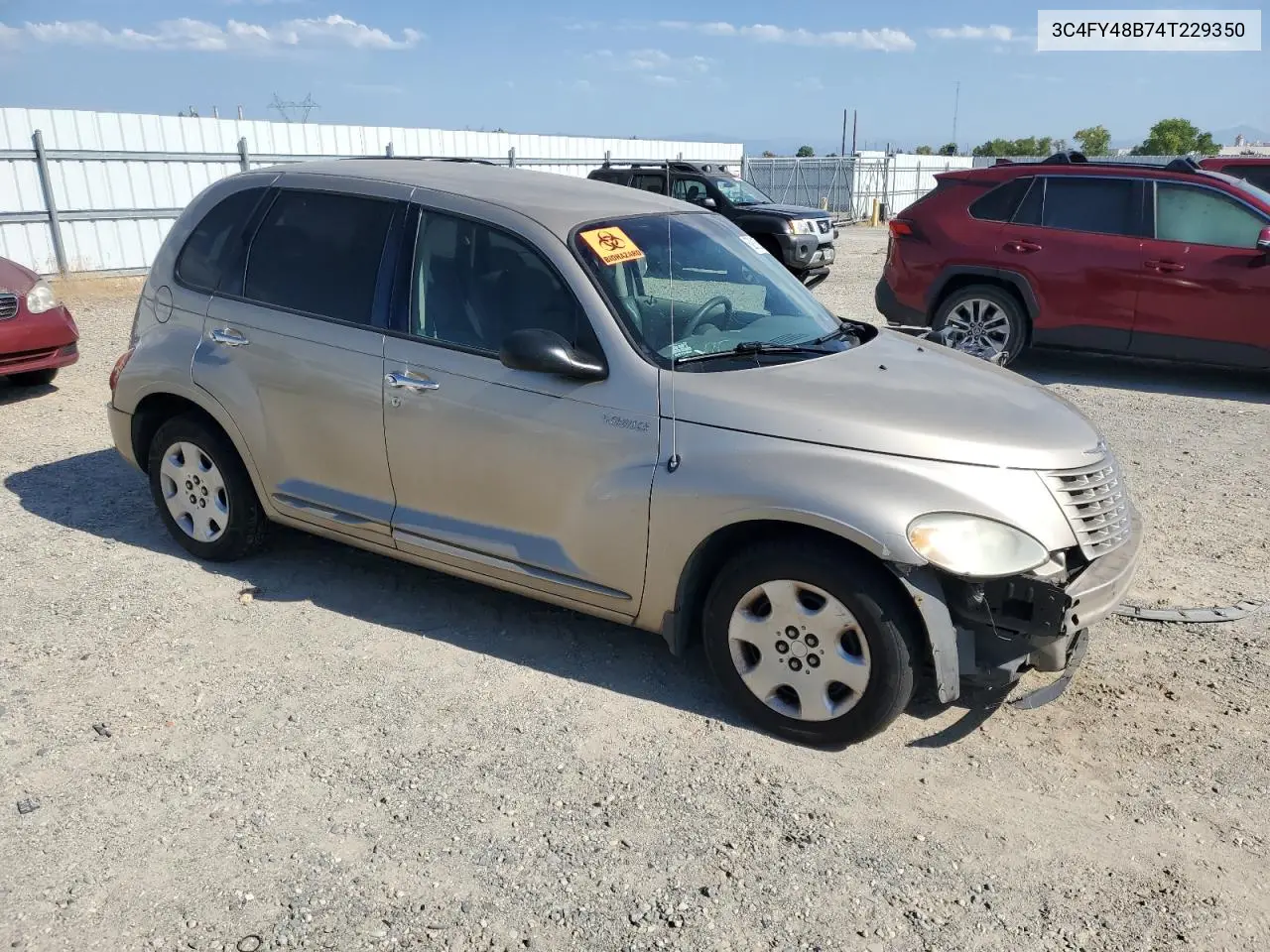 2004 Chrysler Pt Cruiser VIN: 3C4FY48B74T229350 Lot: 62912595