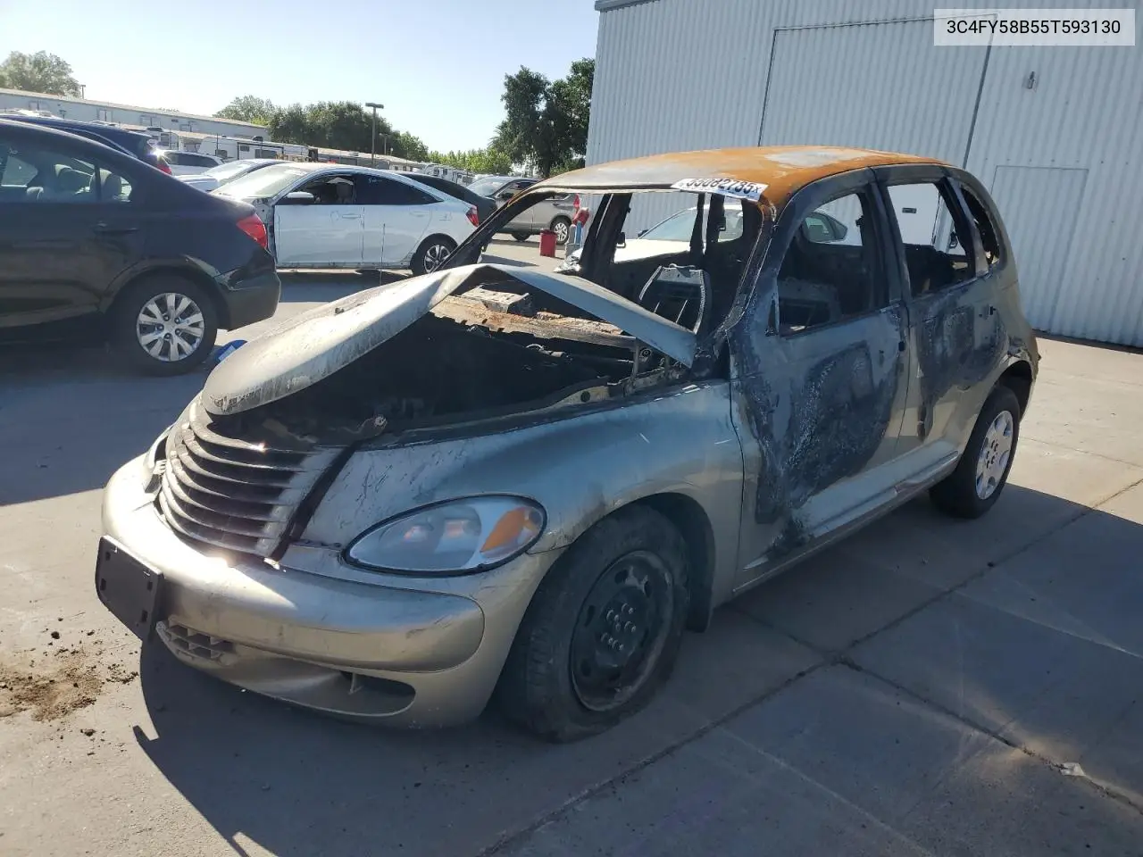 2005 Chrysler Pt Cruiser Touring VIN: 3C4FY58B55T593130 Lot: 55082735