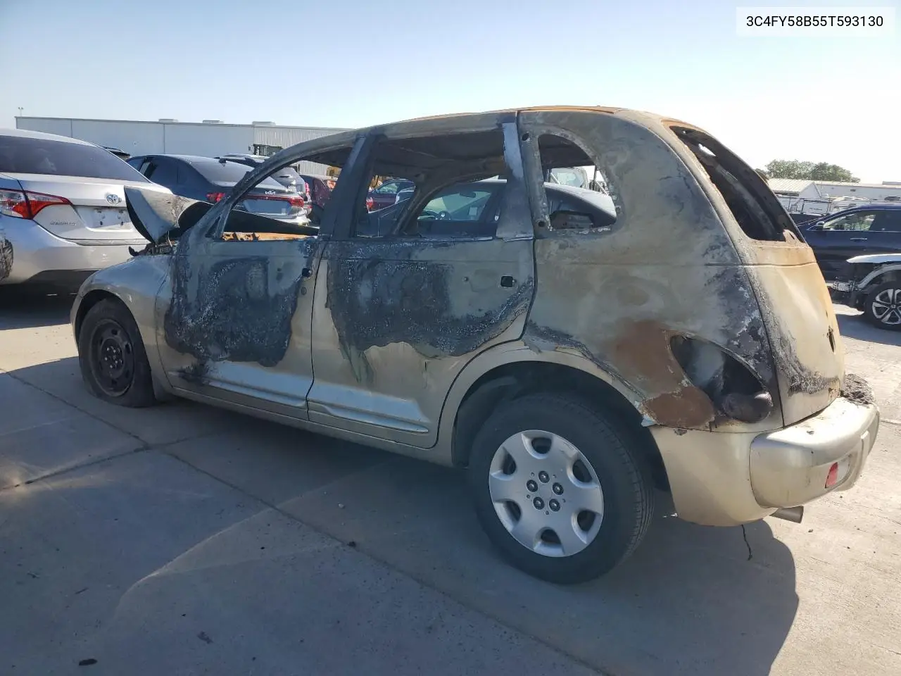 2005 Chrysler Pt Cruiser Touring VIN: 3C4FY58B55T593130 Lot: 55082735
