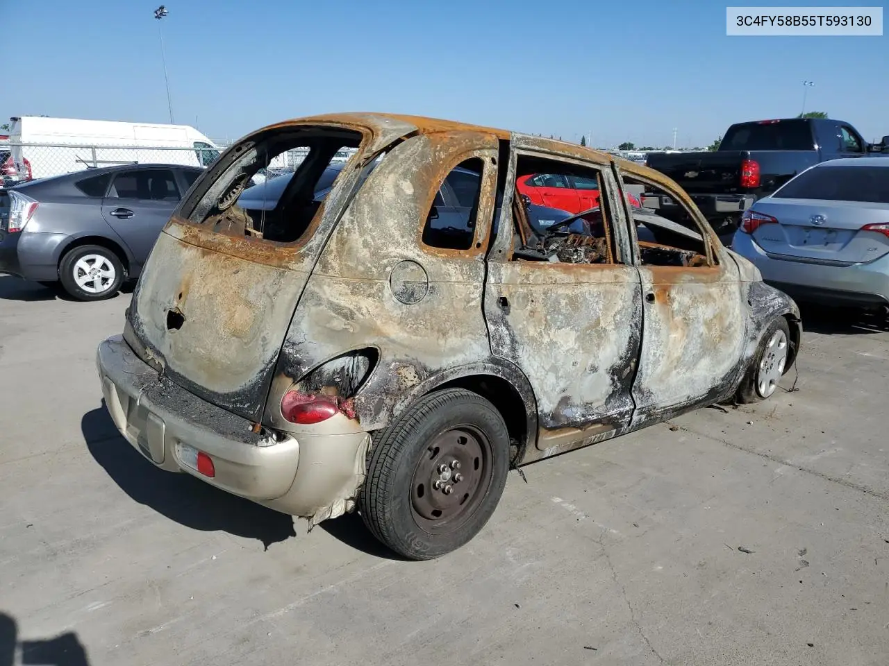 2005 Chrysler Pt Cruiser Touring VIN: 3C4FY58B55T593130 Lot: 55082735