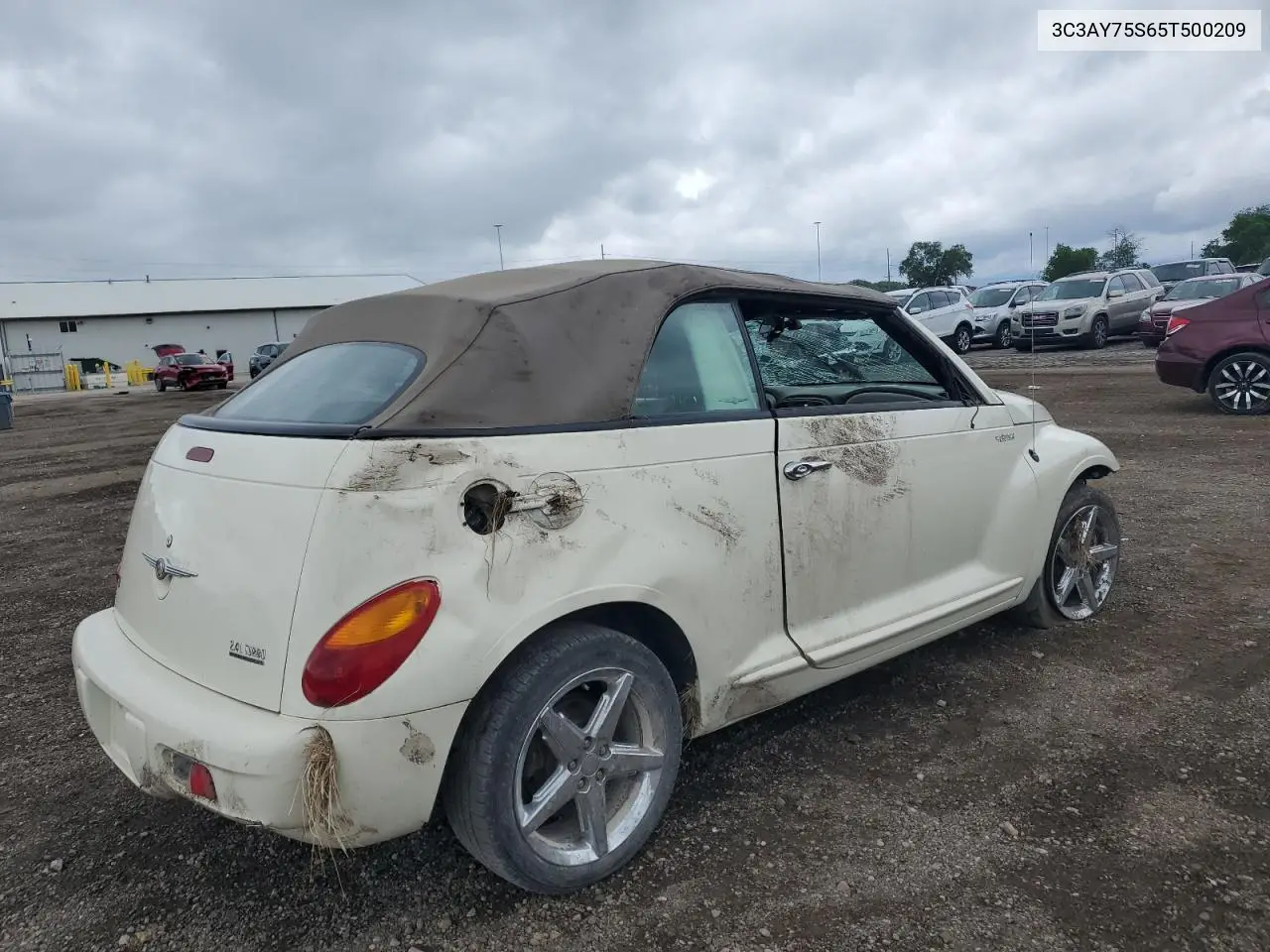 2005 Chrysler Pt Cruiser Gt VIN: 3C3AY75S65T500209 Lot: 58399095