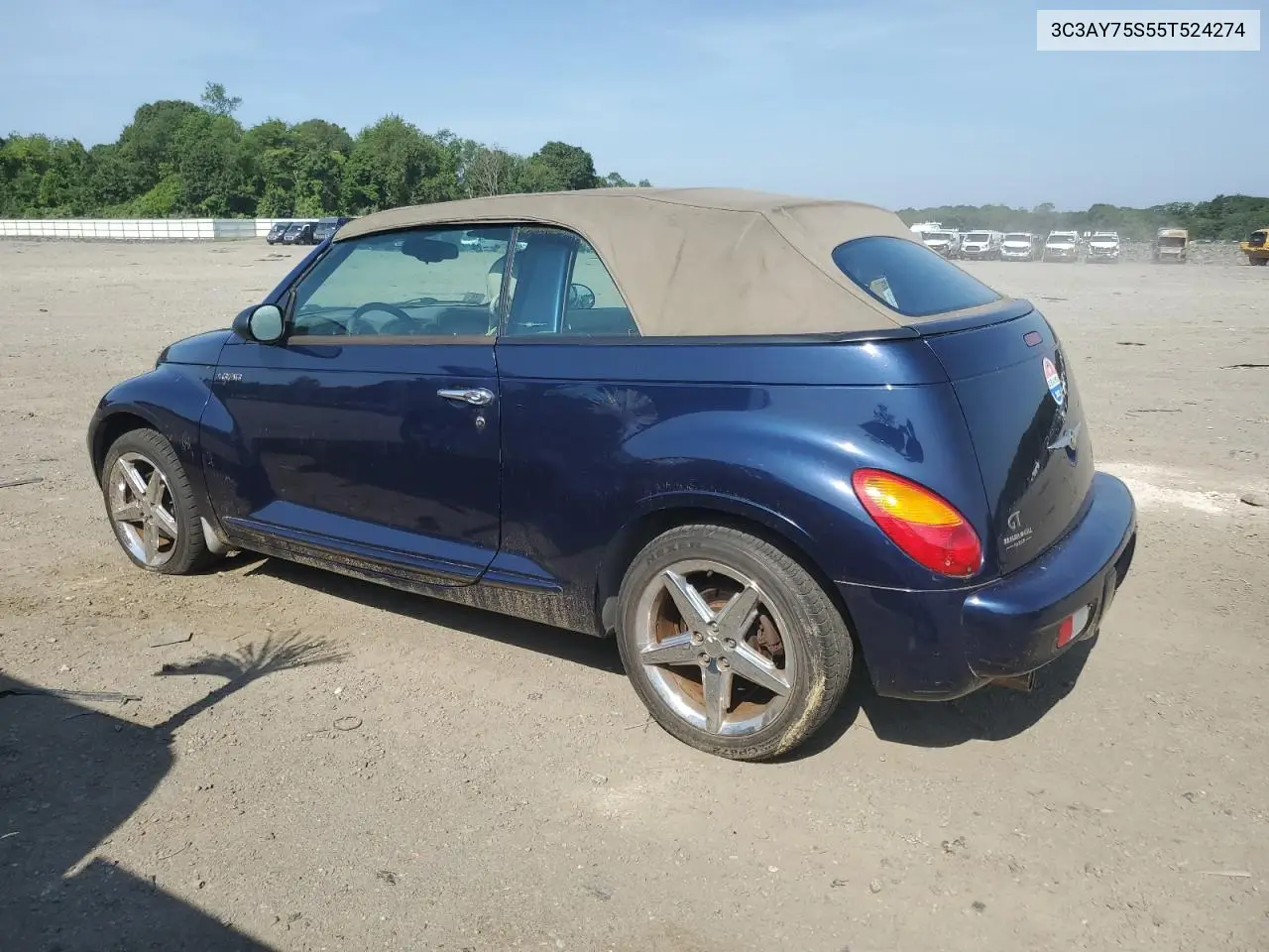 2005 Chrysler Pt Cruiser Gt VIN: 3C3AY75S55T524274 Lot: 61123405