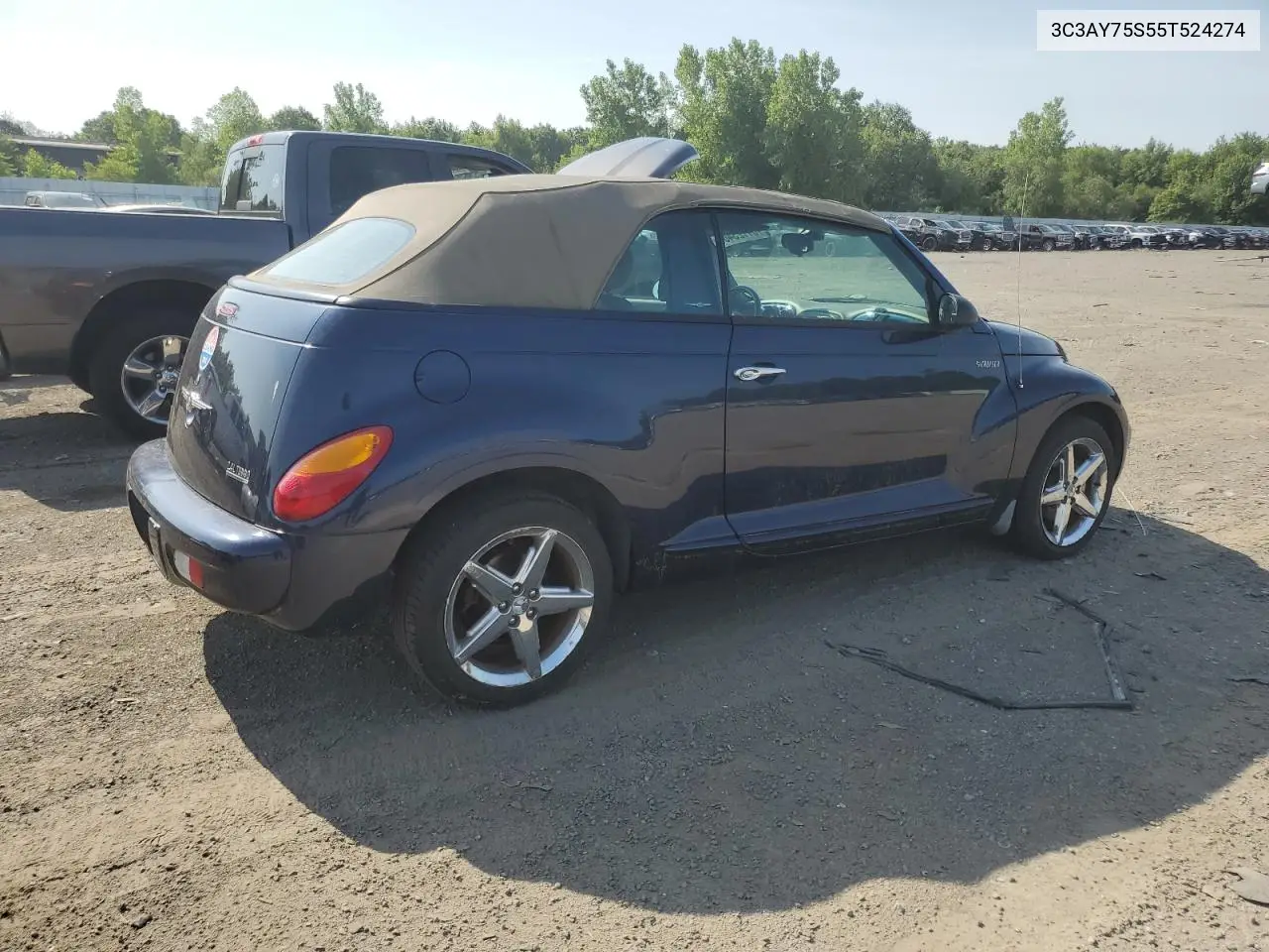 2005 Chrysler Pt Cruiser Gt VIN: 3C3AY75S55T524274 Lot: 61123405