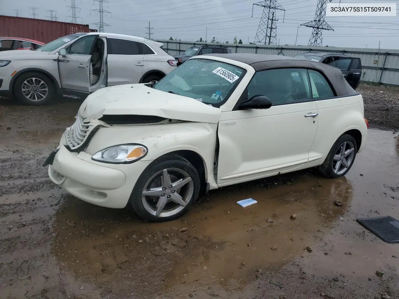 2005 Chrysler Pt Cruiser Gt VIN: 3C3AY75S15T509741 Lot: 61560905