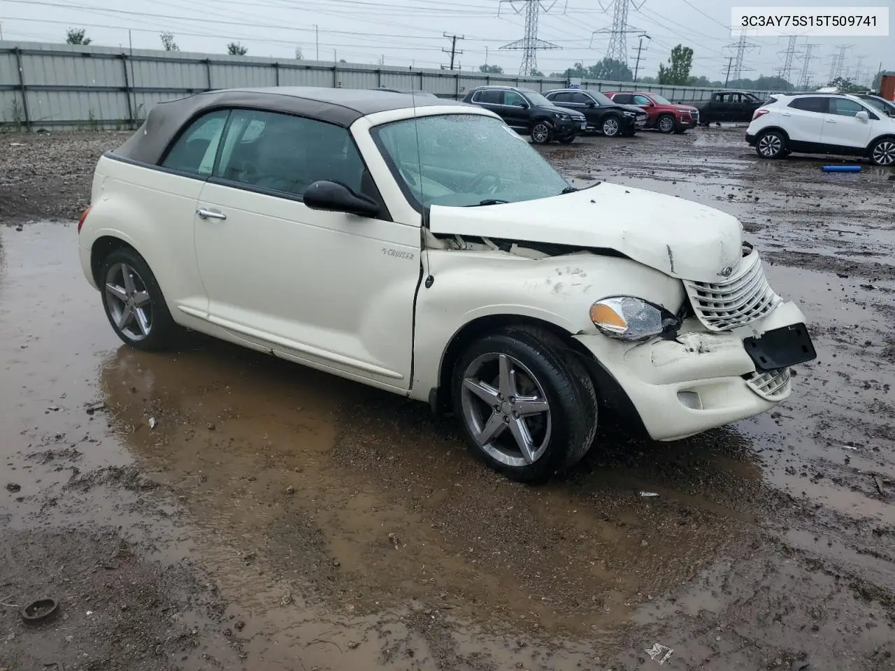 2005 Chrysler Pt Cruiser Gt VIN: 3C3AY75S15T509741 Lot: 61560905