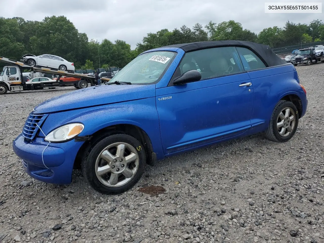 2005 Chrysler Pt Cruiser Touring VIN: 3C3AY55E65T501455 Lot: 61815515