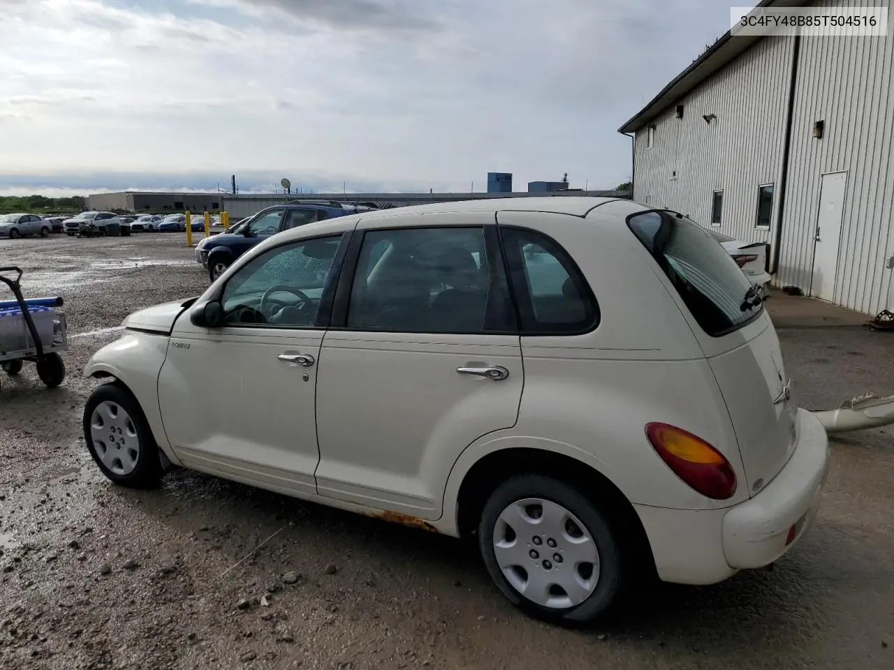 2005 Chrysler Pt Cruiser VIN: 3C4FY48B85T504516 Lot: 62392475