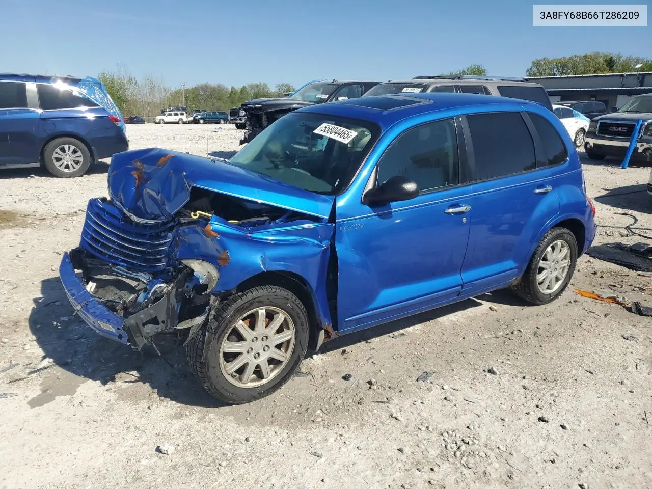 2006 Chrysler Pt Cruiser Limited VIN: 3A8FY68B66T286209 Lot: 55804465