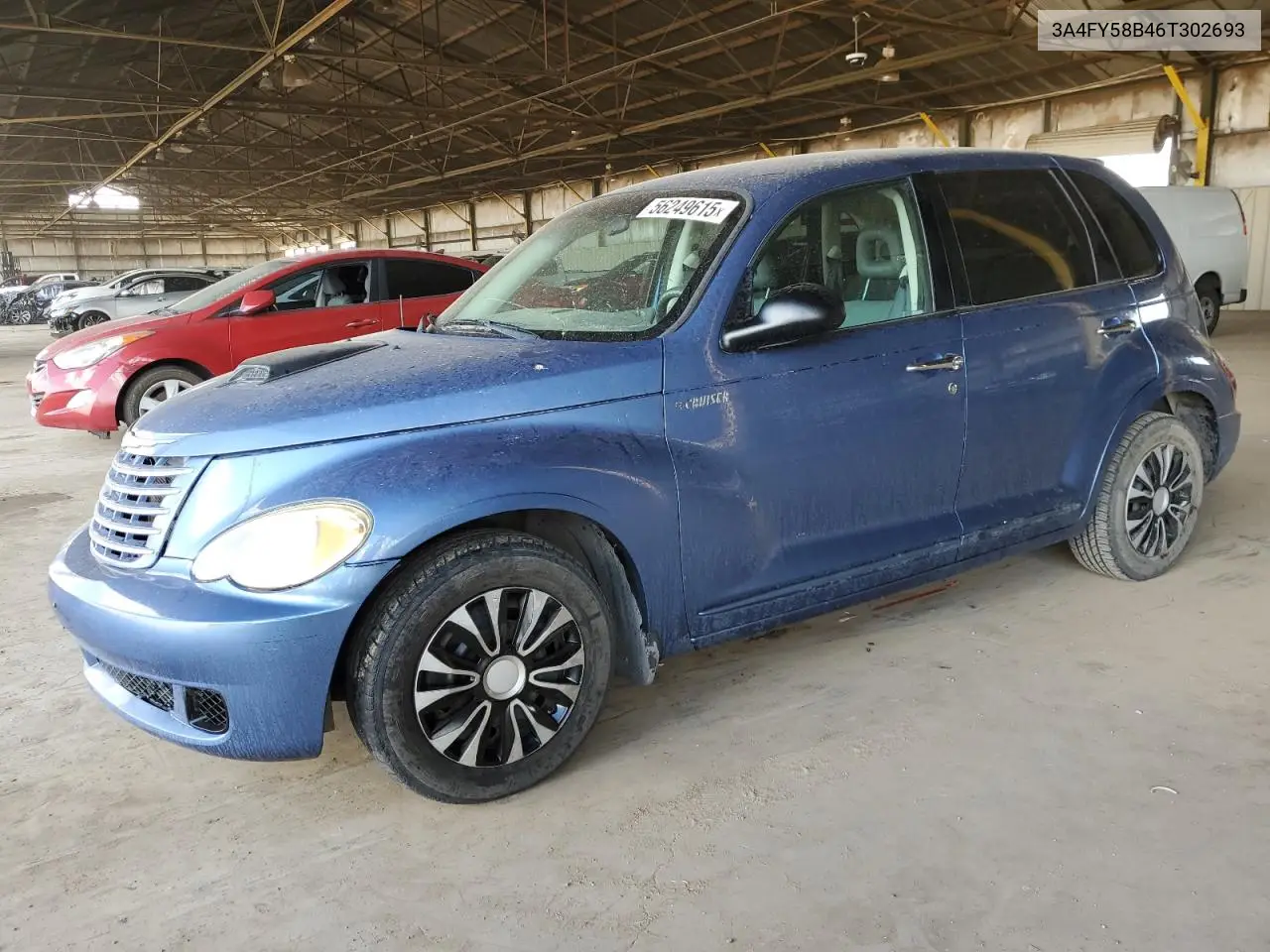 2006 Chrysler Pt Cruiser Touring VIN: 3A4FY58B46T302693 Lot: 56249615
