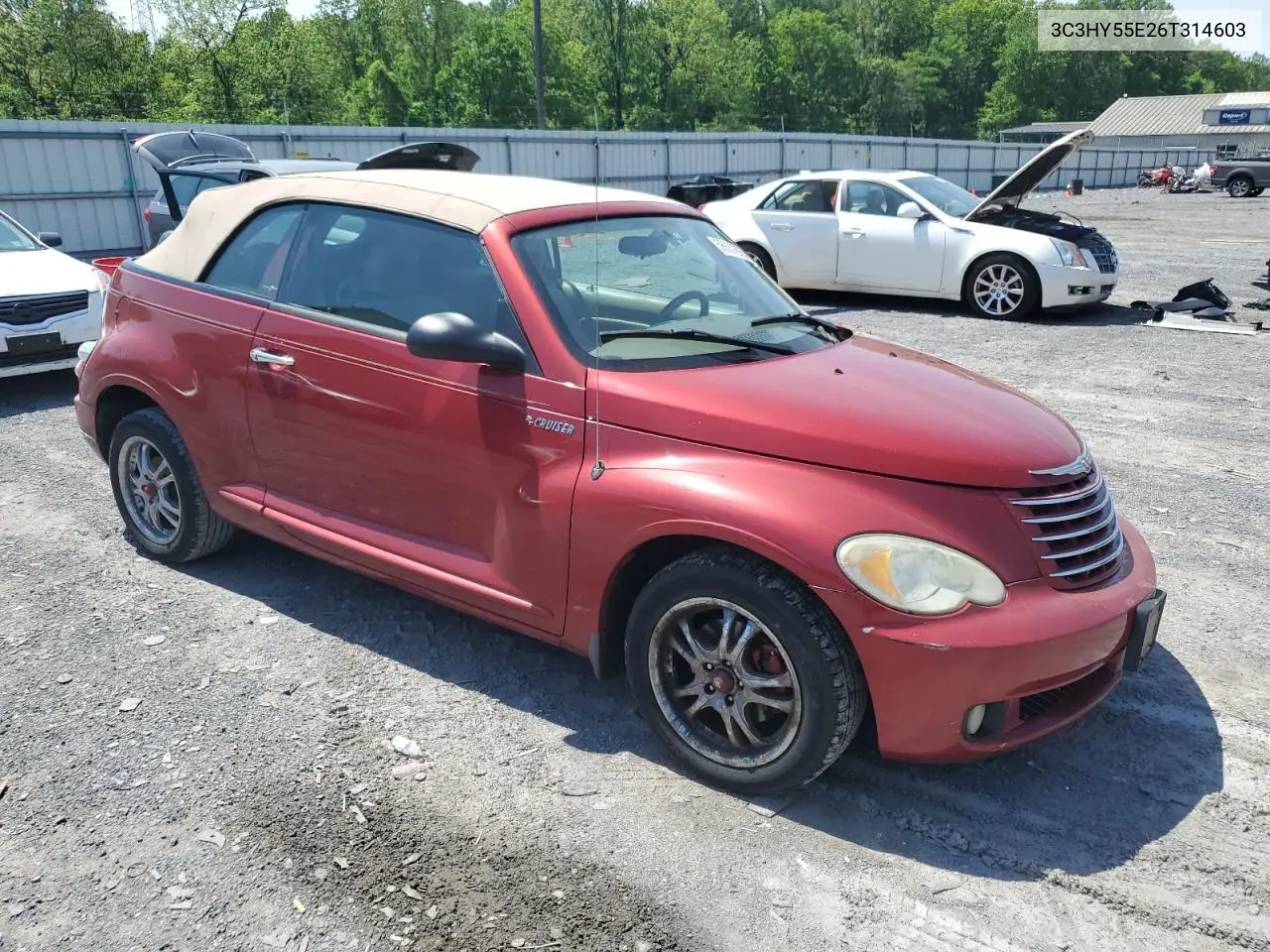 2006 Chrysler Pt Cruiser Touring VIN: 3C3HY55E26T314603 Lot: 56637675