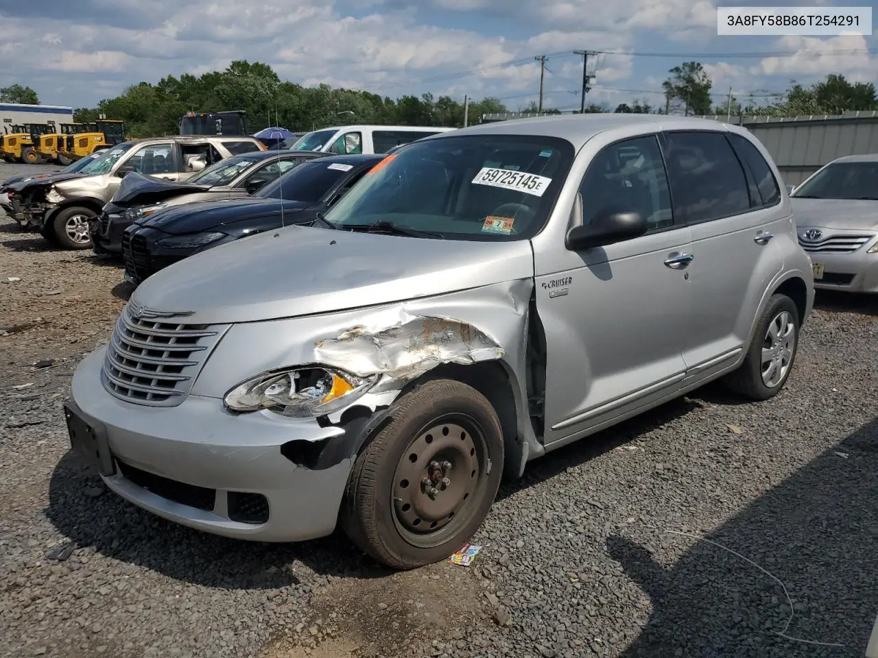2006 Chrysler Pt Cruiser Touring VIN: 3A8FY58B86T254291 Lot: 59725145