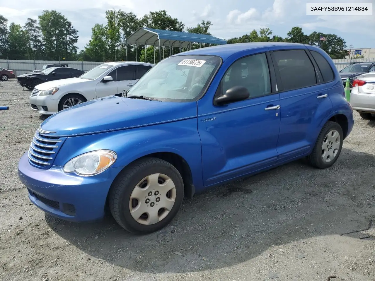 2006 Chrysler Pt Cruiser Touring VIN: 3A4FY58B96T214884 Lot: 61186675