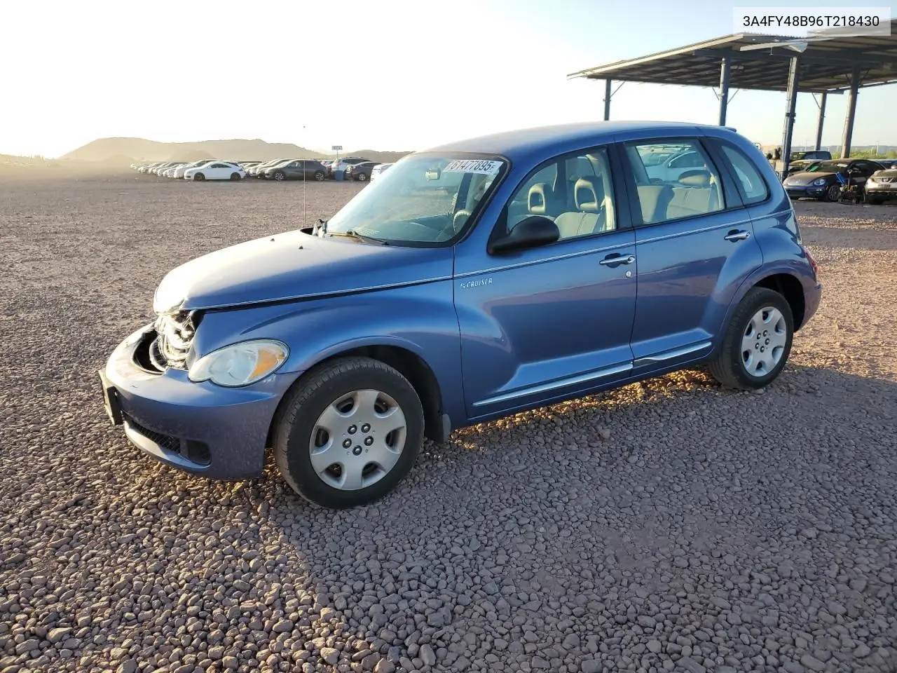 2006 Chrysler Pt Cruiser VIN: 3A4FY48B96T218430 Lot: 61477895