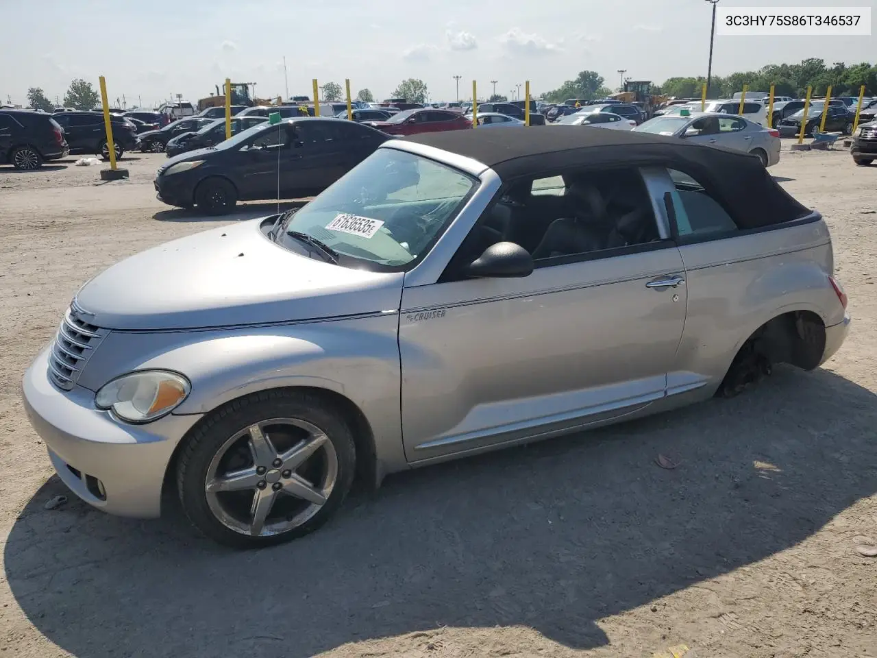 2006 Chrysler Pt Cruiser Gt VIN: 3C3HY75S86T346537 Lot: 61636535