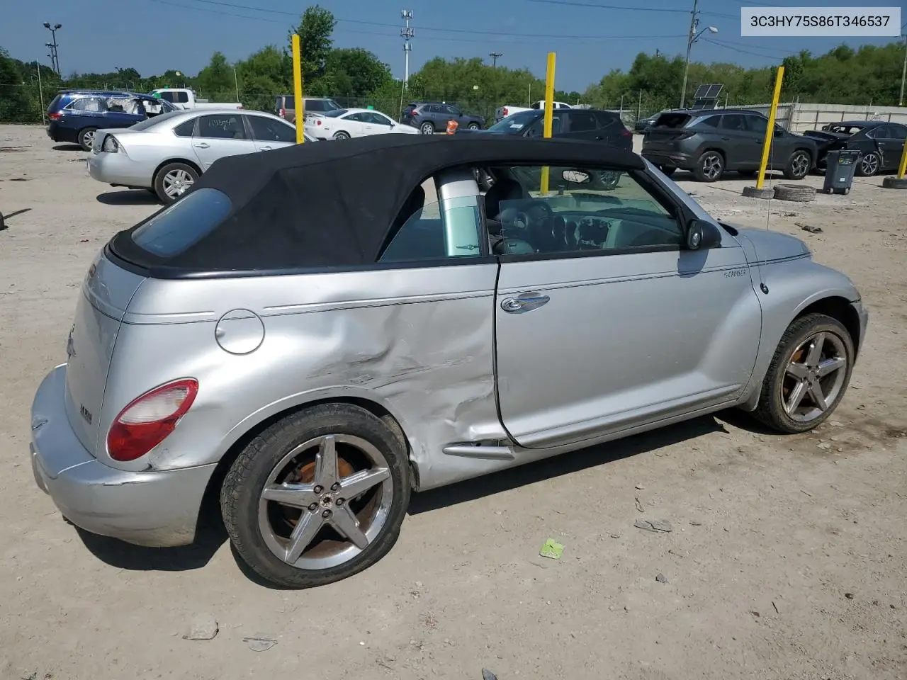 2006 Chrysler Pt Cruiser Gt VIN: 3C3HY75S86T346537 Lot: 61636535