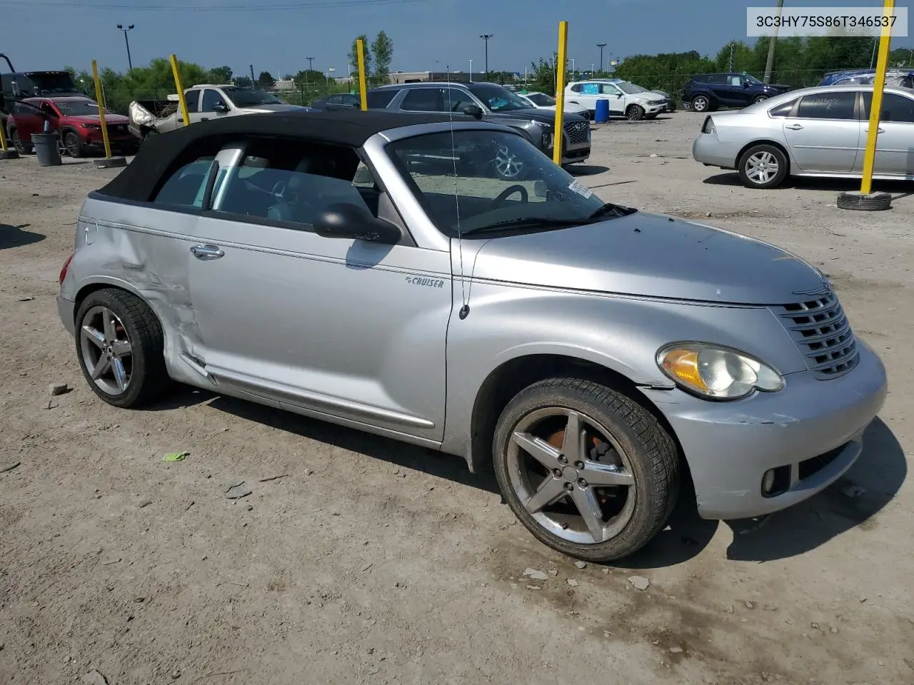 2006 Chrysler Pt Cruiser Gt VIN: 3C3HY75S86T346537 Lot: 61636535