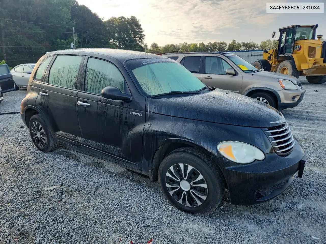 2006 Chrysler Pt Cruiser Touring VIN: 3A4FY58B06T281034 Lot: 62349325