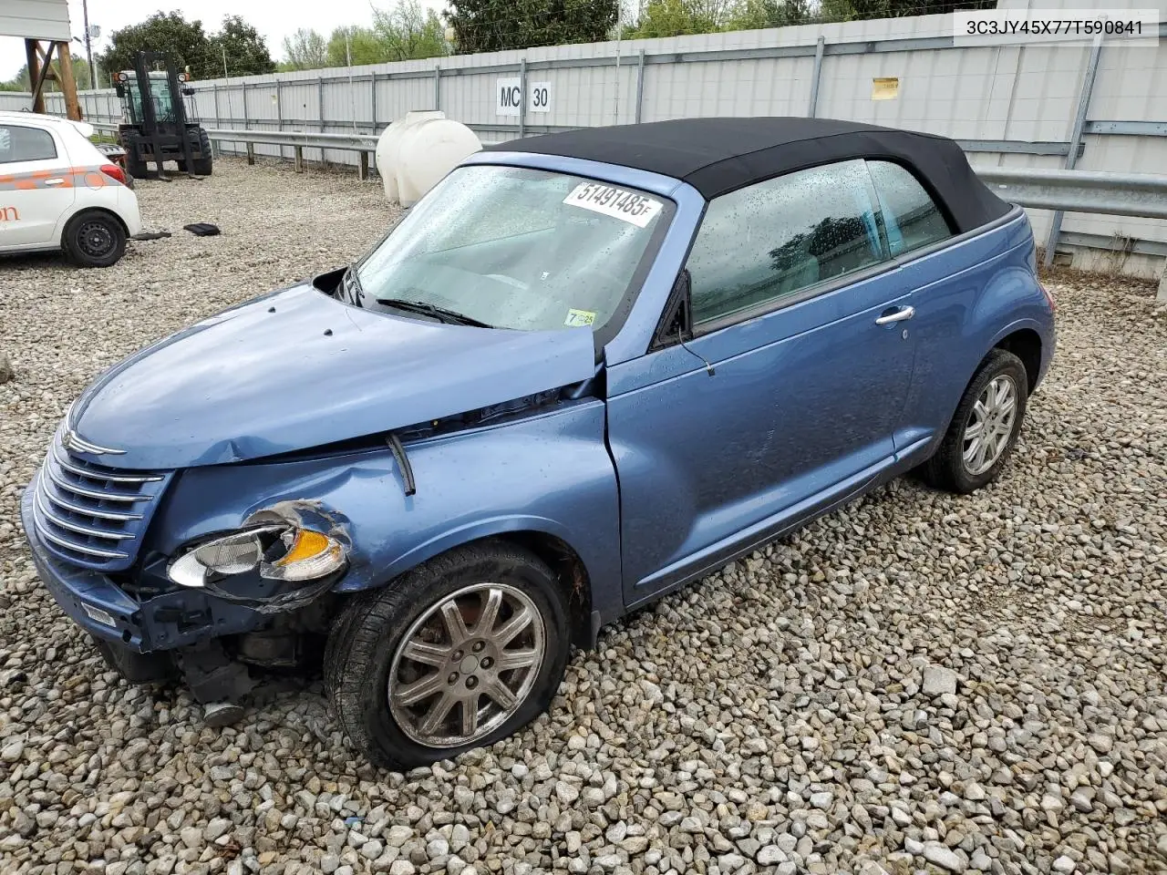 2007 Chrysler Pt Cruiser VIN: 3C3JY45X77T590841 Lot: 51491485