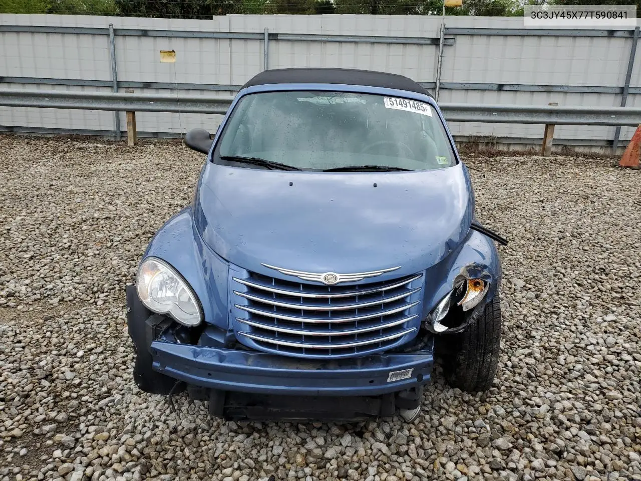 2007 Chrysler Pt Cruiser VIN: 3C3JY45X77T590841 Lot: 51491485