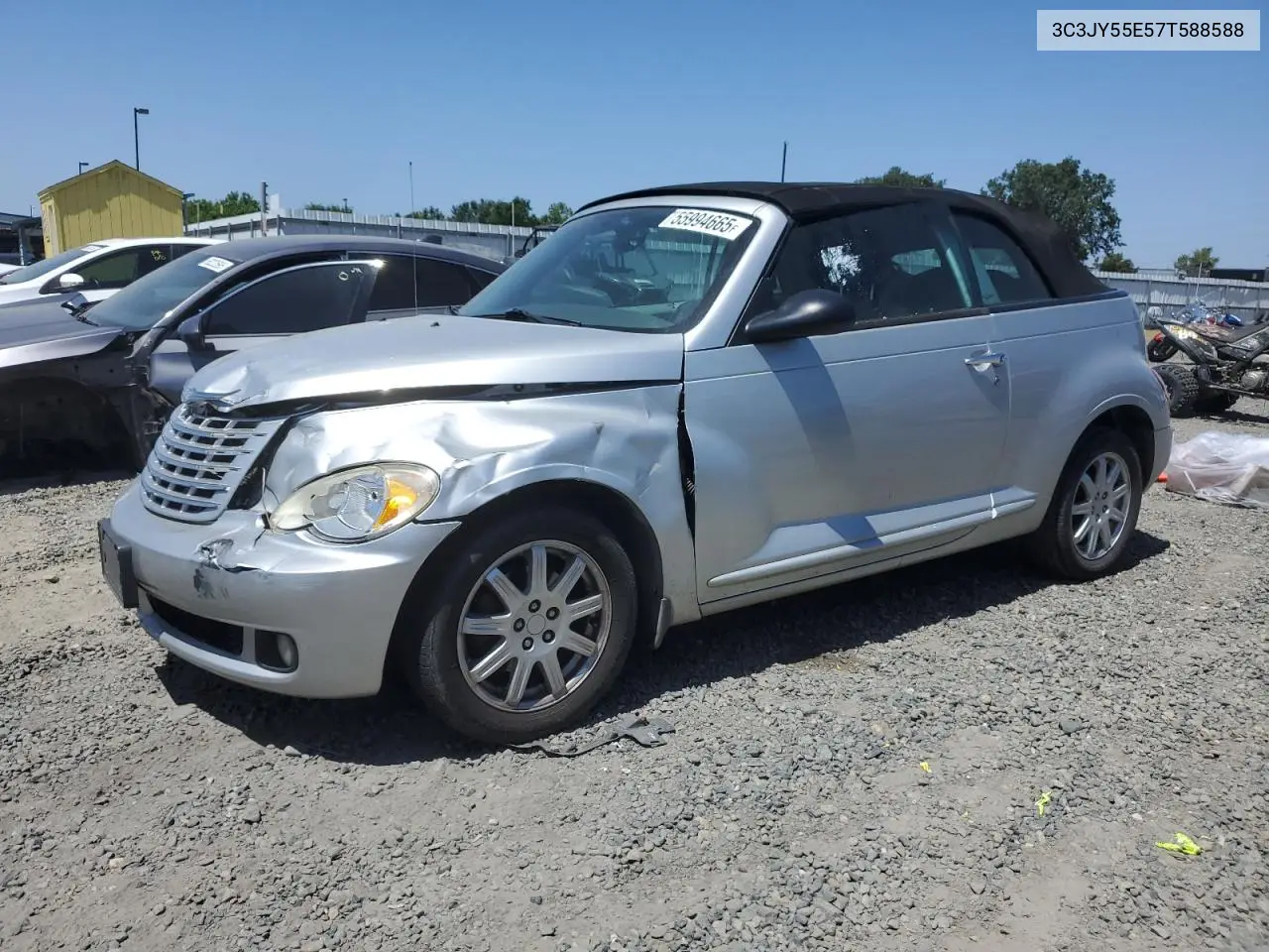 2007 Chrysler Pt Cruiser Touring VIN: 3C3JY55E57T588588 Lot: 55994665