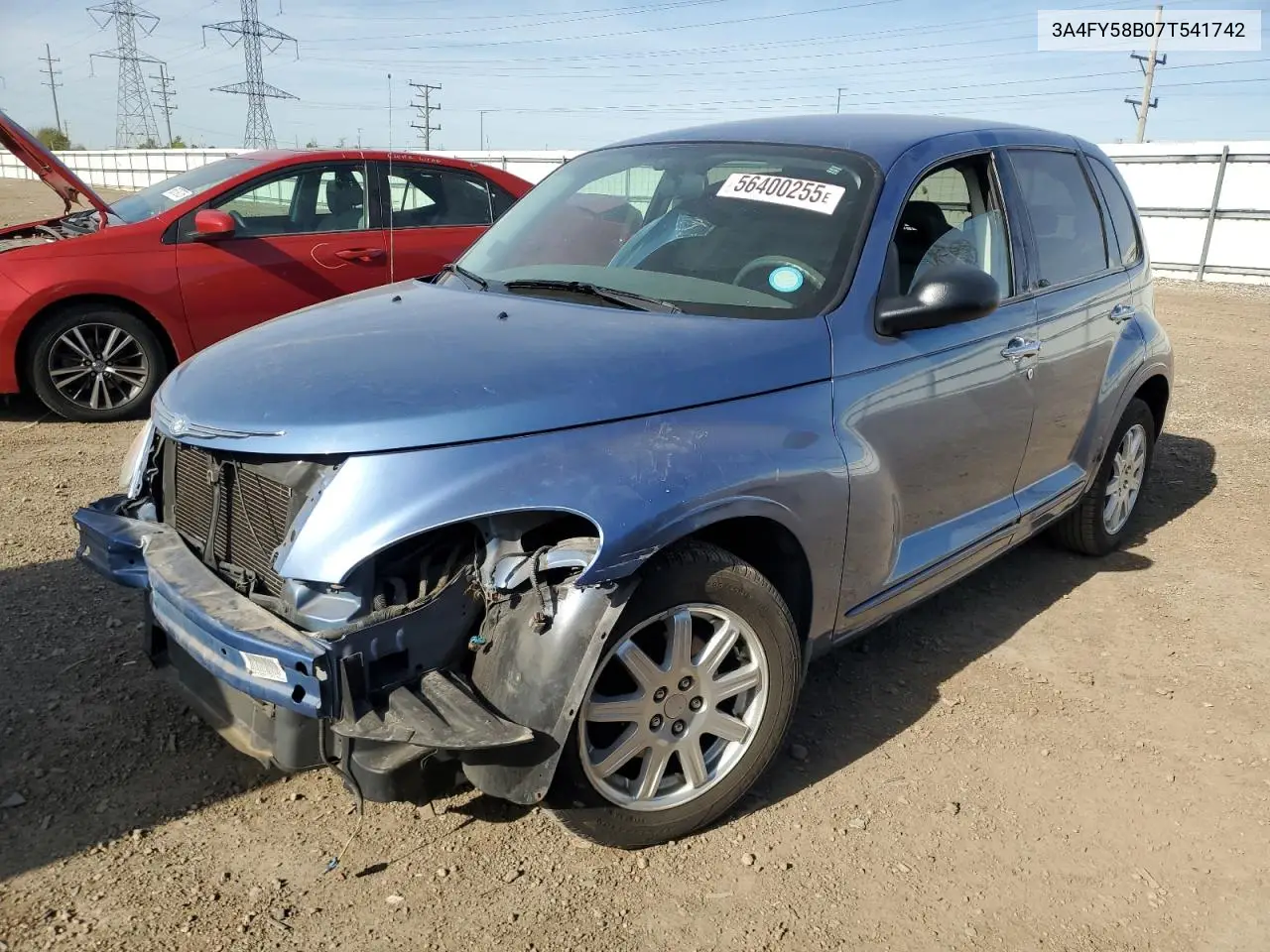 2007 Chrysler Pt Cruiser Touring VIN: 3A4FY58B07T541742 Lot: 56400255