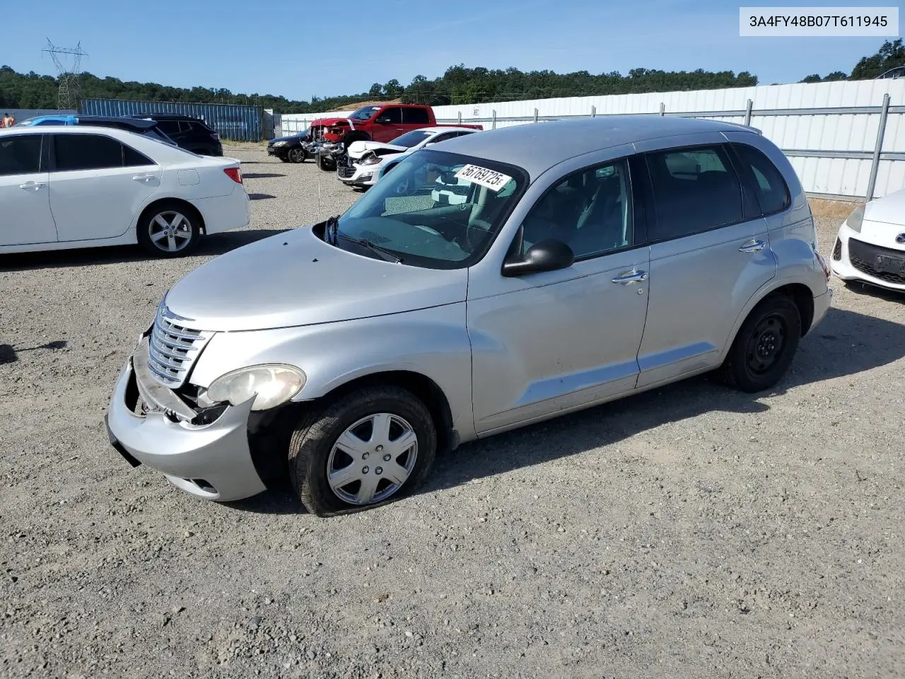 2007 Chrysler Pt Cruiser VIN: 3A4FY48B07T611945 Lot: 56769725