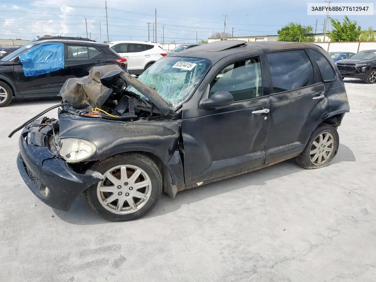 2007 Chrysler Pt Cruiser Limited VIN: 3A8FY68B67T612947 Lot: 62524415