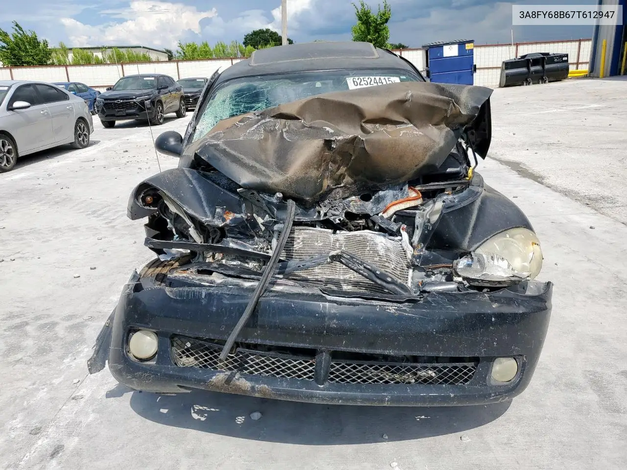 2007 Chrysler Pt Cruiser Limited VIN: 3A8FY68B67T612947 Lot: 62524415