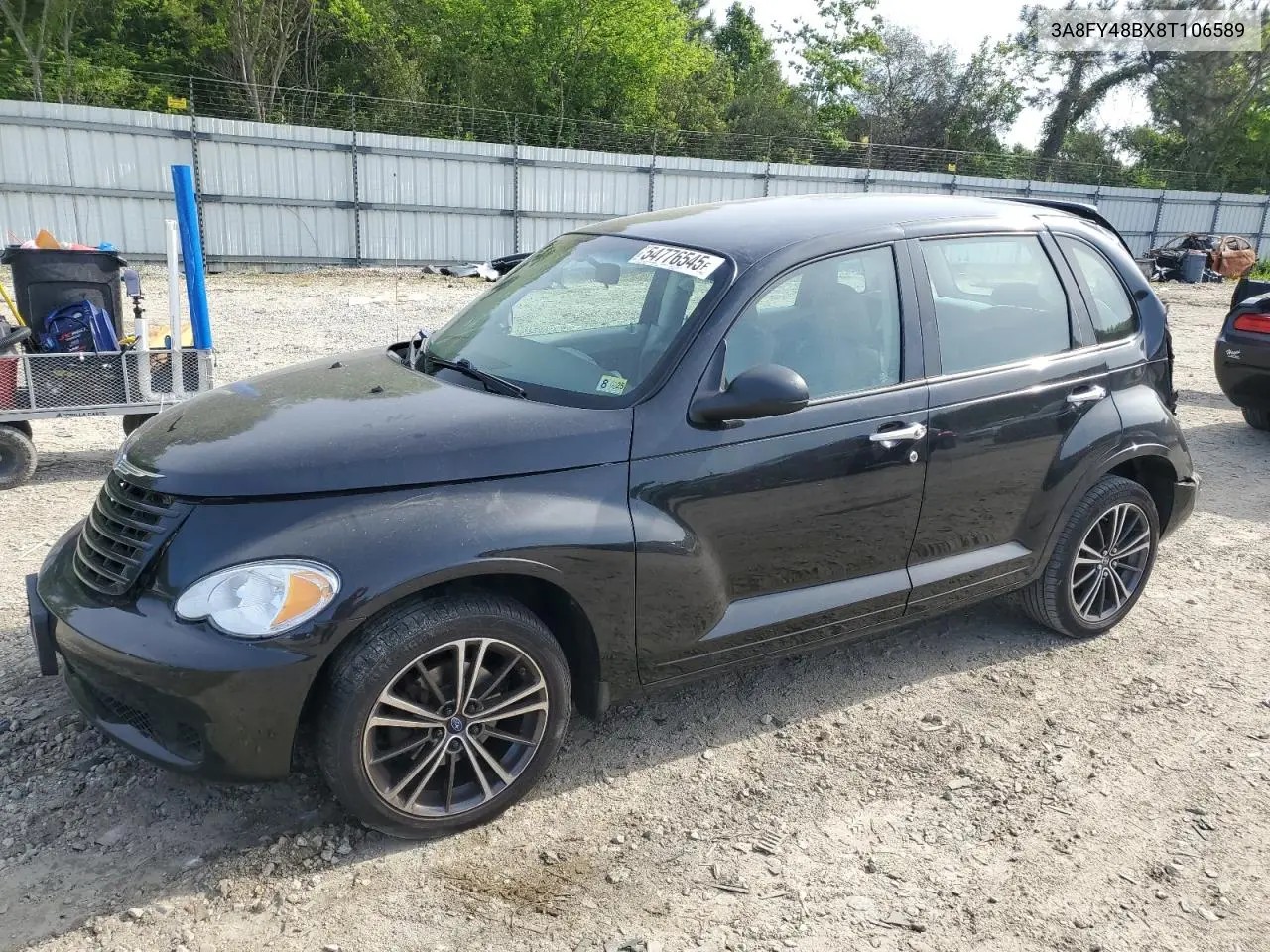 2008 Chrysler Pt Cruiser VIN: 3A8FY48BX8T106589 Lot: 54776545