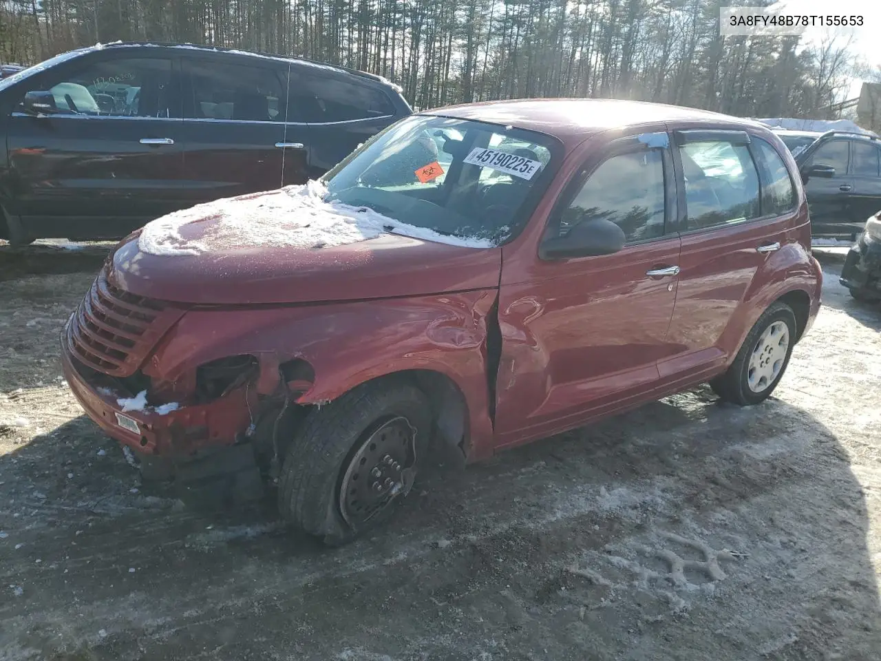 2008 Chrysler Pt Cruiser VIN: 3A8FY48B78T155653 Lot: 56373975