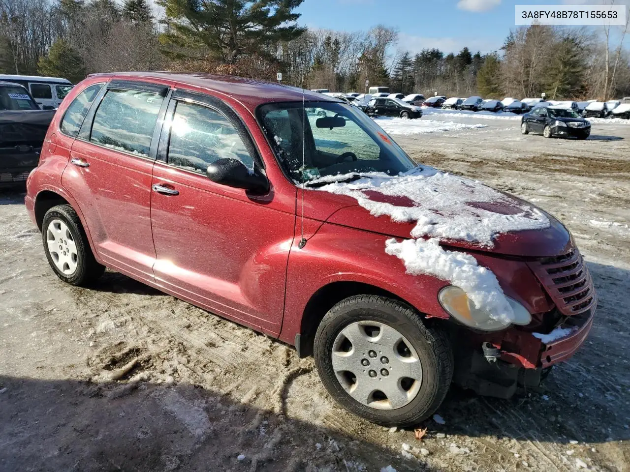2008 Chrysler Pt Cruiser VIN: 3A8FY48B78T155653 Lot: 56373975