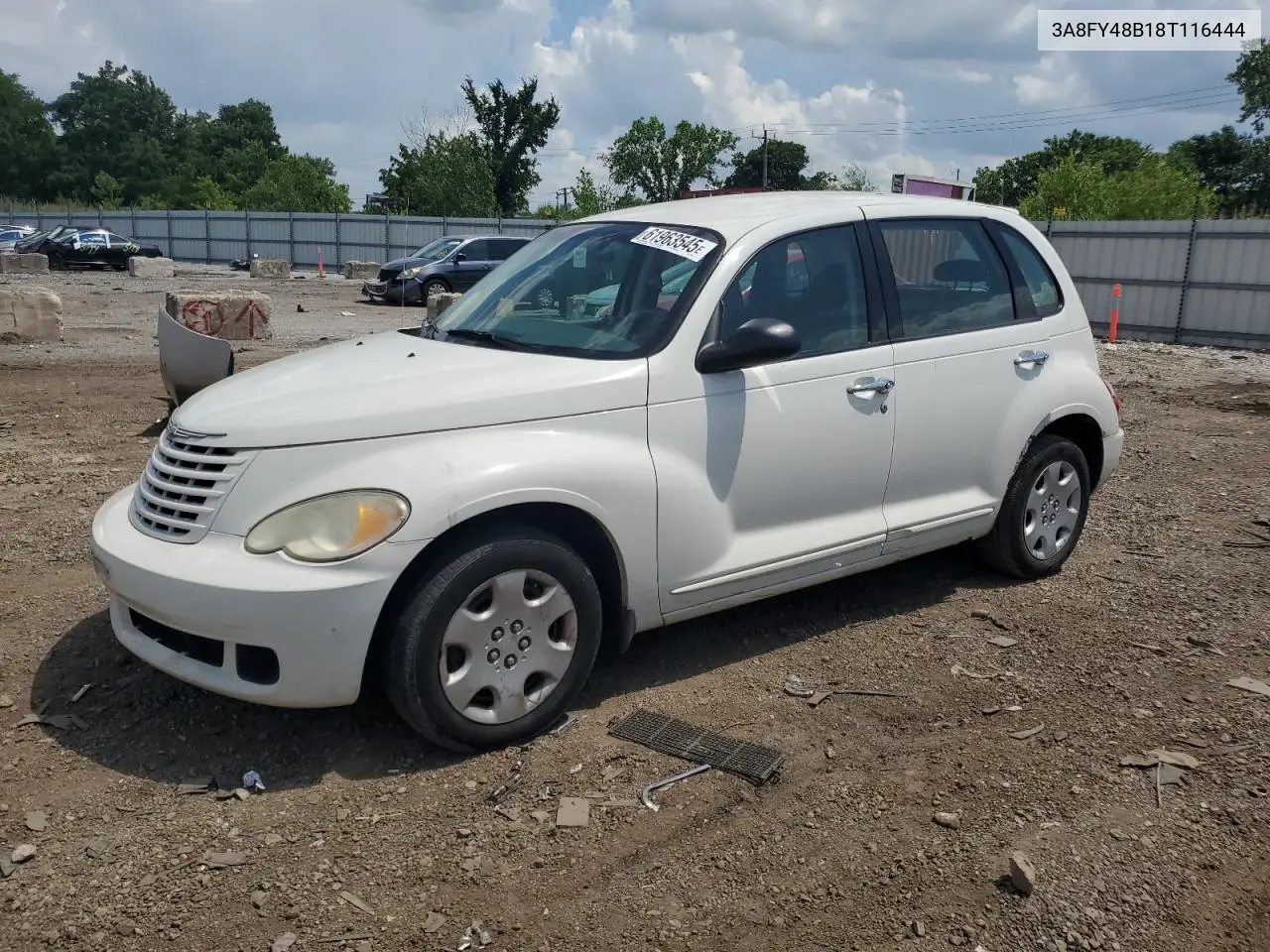 2008 Chrysler Pt Cruiser VIN: 3A8FY48B18T116444 Lot: 61963545