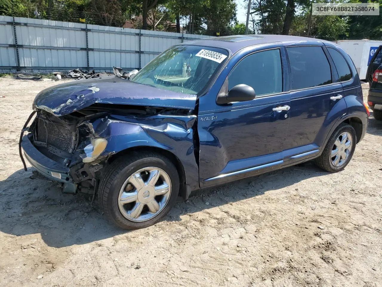2022 Chrysler Pt Cruiser Limited VIN: 3C8FY68B82T358074 Lot: 61899855