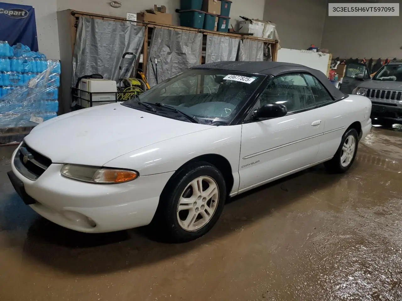 1997 Chrysler Sebring Jxi VIN: 3C3EL55H6VT597095 Lot: 49677825