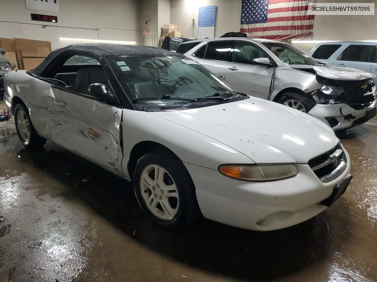 1997 Chrysler Sebring Jxi VIN: 3C3EL55H6VT597095 Lot: 49677825